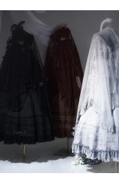 ZJ Story Song Of The Lonely Bird 2.0 Blouse Pants Fishtail Skirt Cape and Underbust JSK(Limited Reservation/3 Colours/Full Payment Without Shipping)